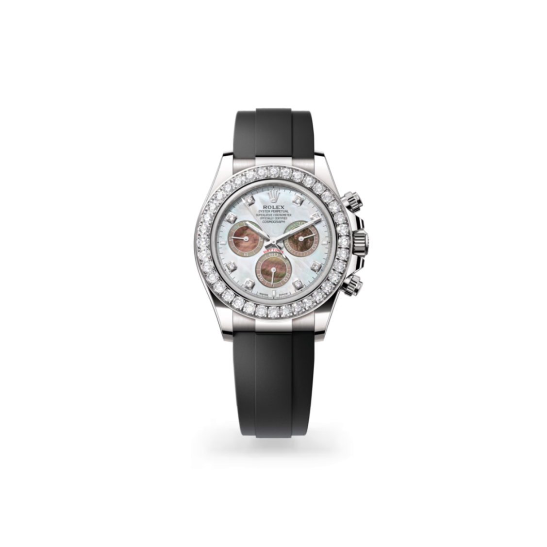 ROLEX COSMOGRAPH DAYTONA OYSTER, 40 MM, WHITE GOLD AND DIAMONDS M126589RBR-0001